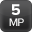 Risoluzione massima 5MP